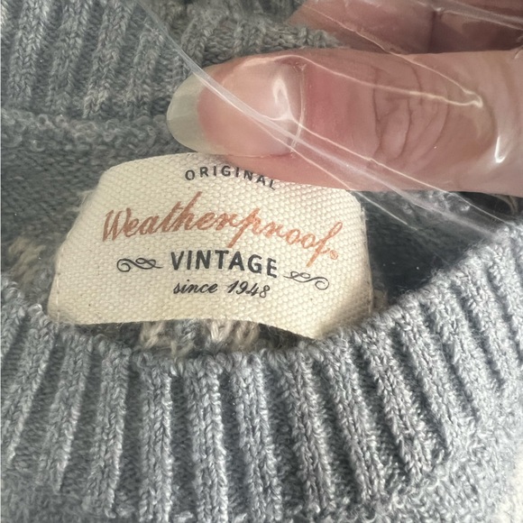 CLEARANCE NWT Women’s Small Gray Weatherproof Vintage Sweater - Picture 4 of 8